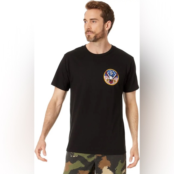 Volcom Other - Men’s Volcom Freeedom Eagle Black Tee